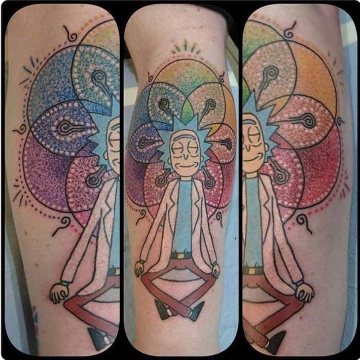 rick and morty tattoo ideas 0054