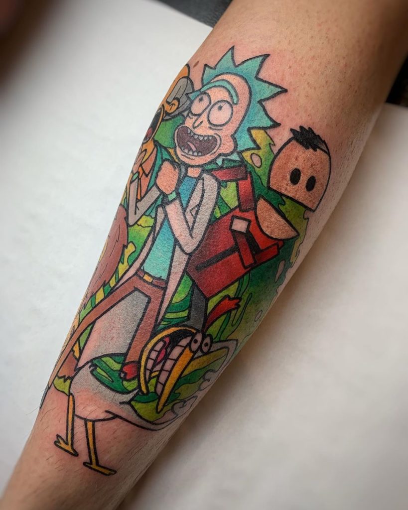 rick and morty tattoo ideas 0069