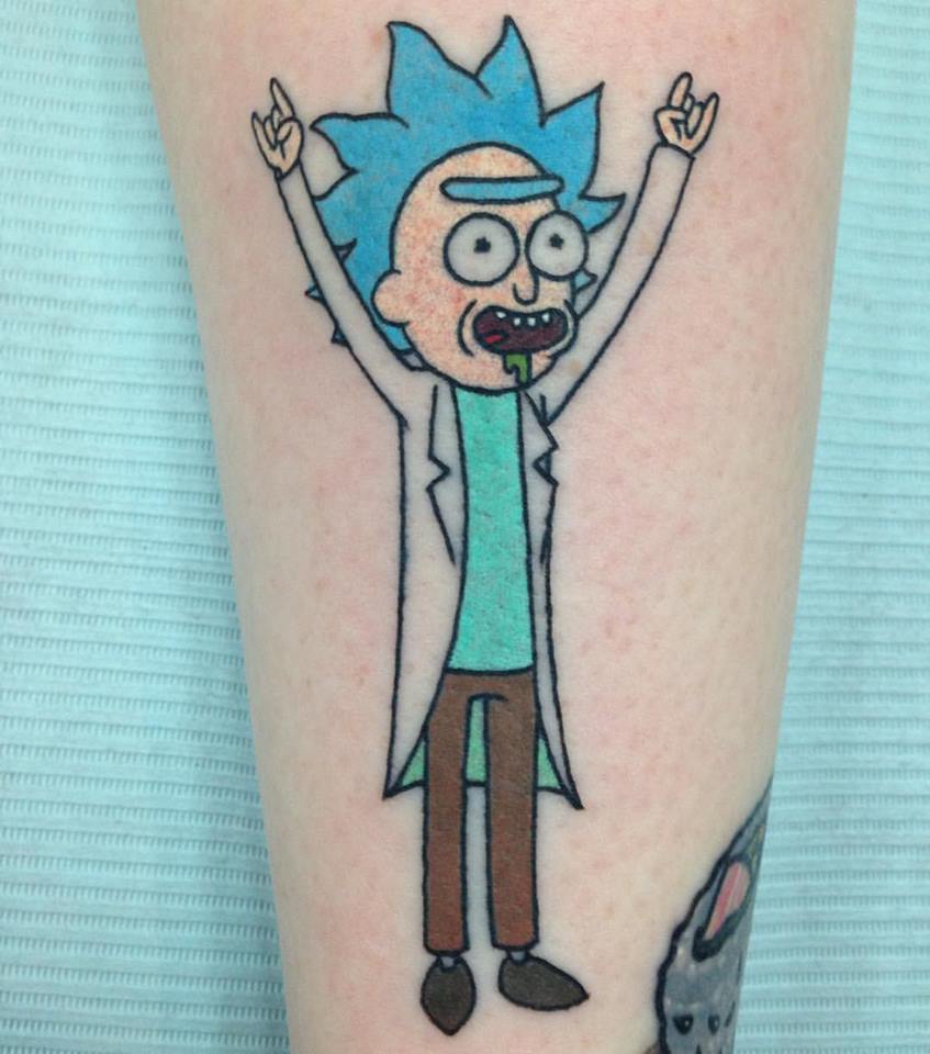 rick and morty tattoo ideas 0075