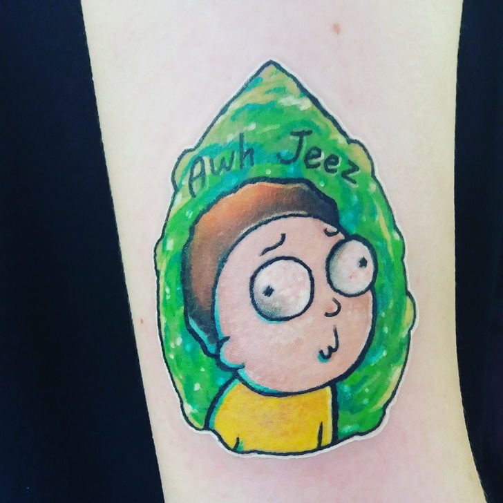 rick and morty tattoo ideas 0076