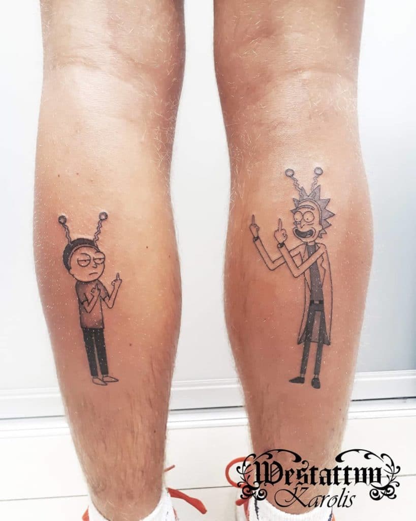 rick and morty tattoo ideas 0077