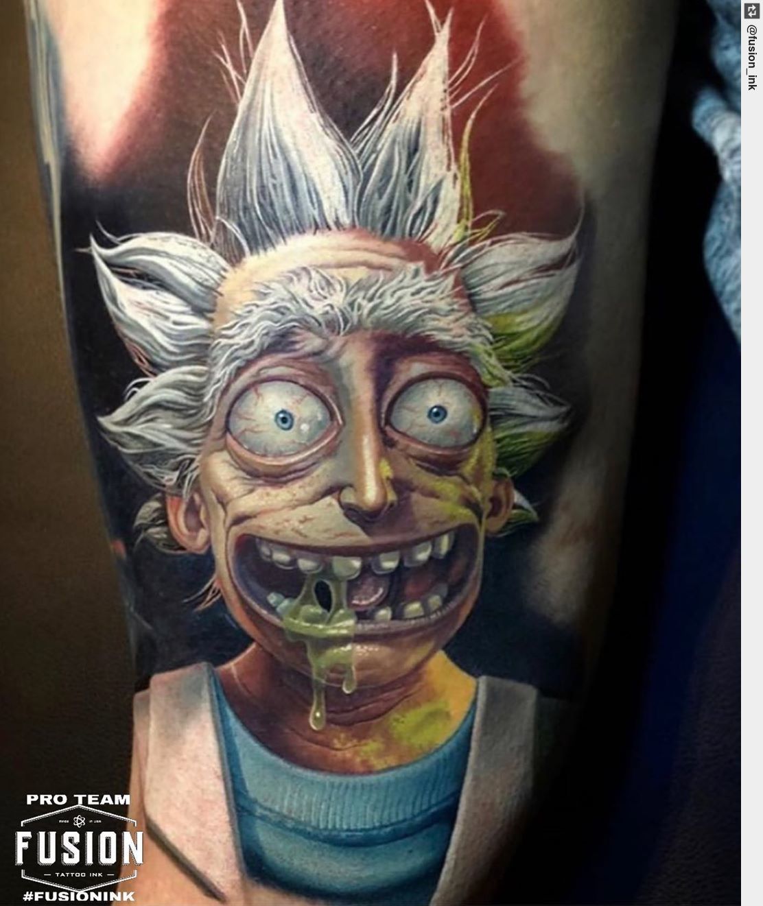 rick and morty tattoo ideas 0080