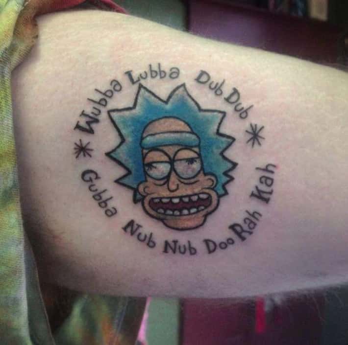 rick and morty tattoo ideas 0082