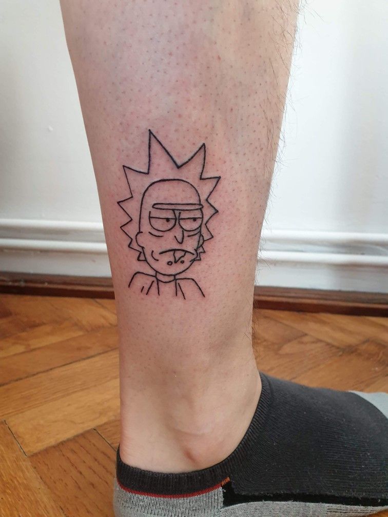 rick and morty tattoo ideas 0083