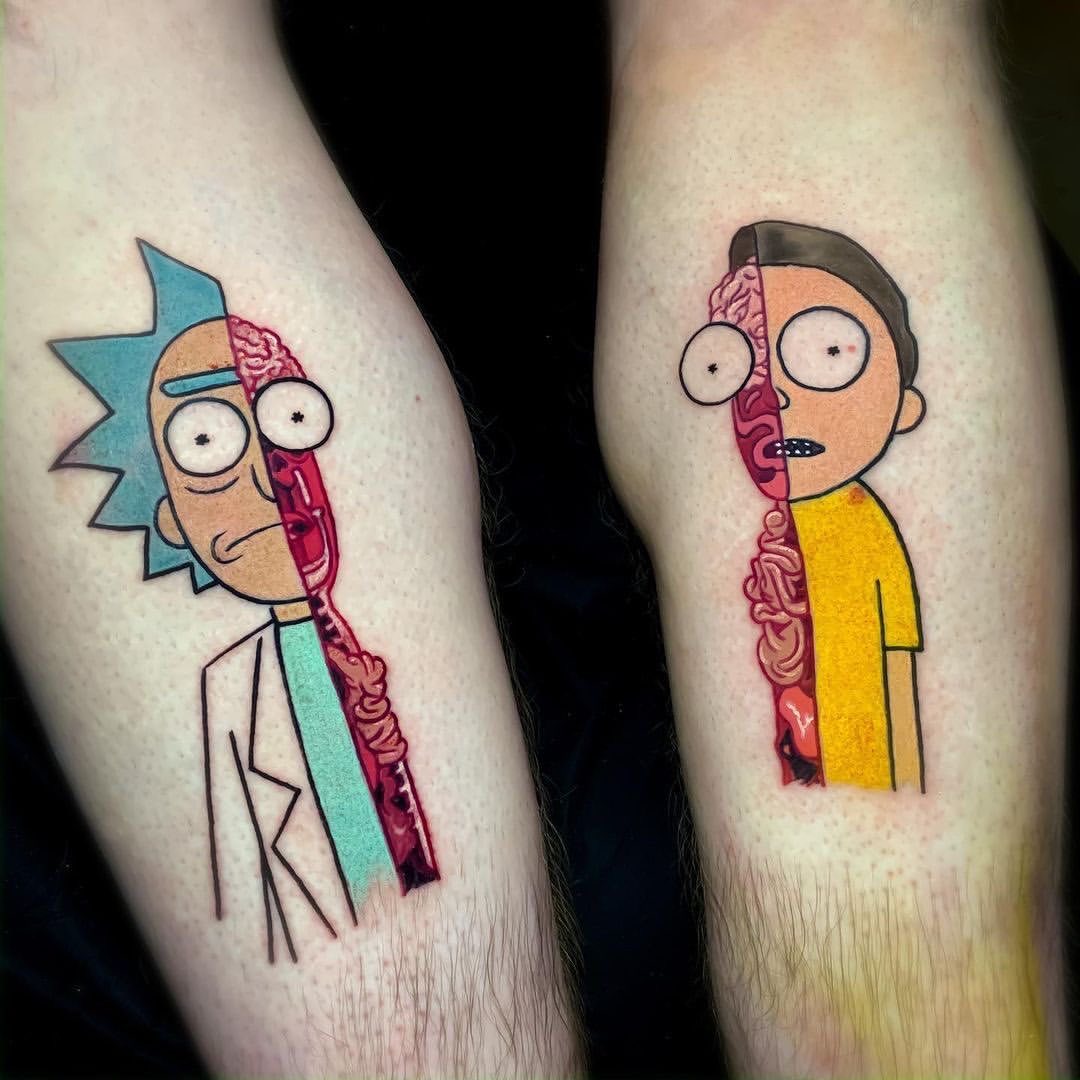 rick and morty tattoo ideas 0084