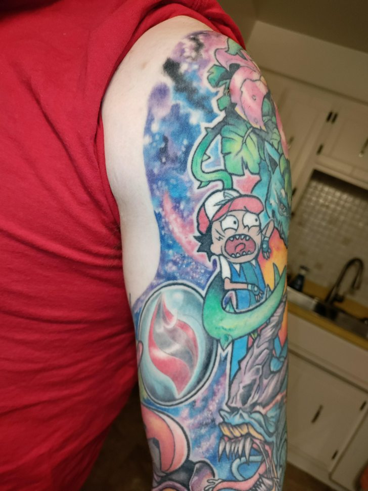 rick and morty tattoo ideas 0085