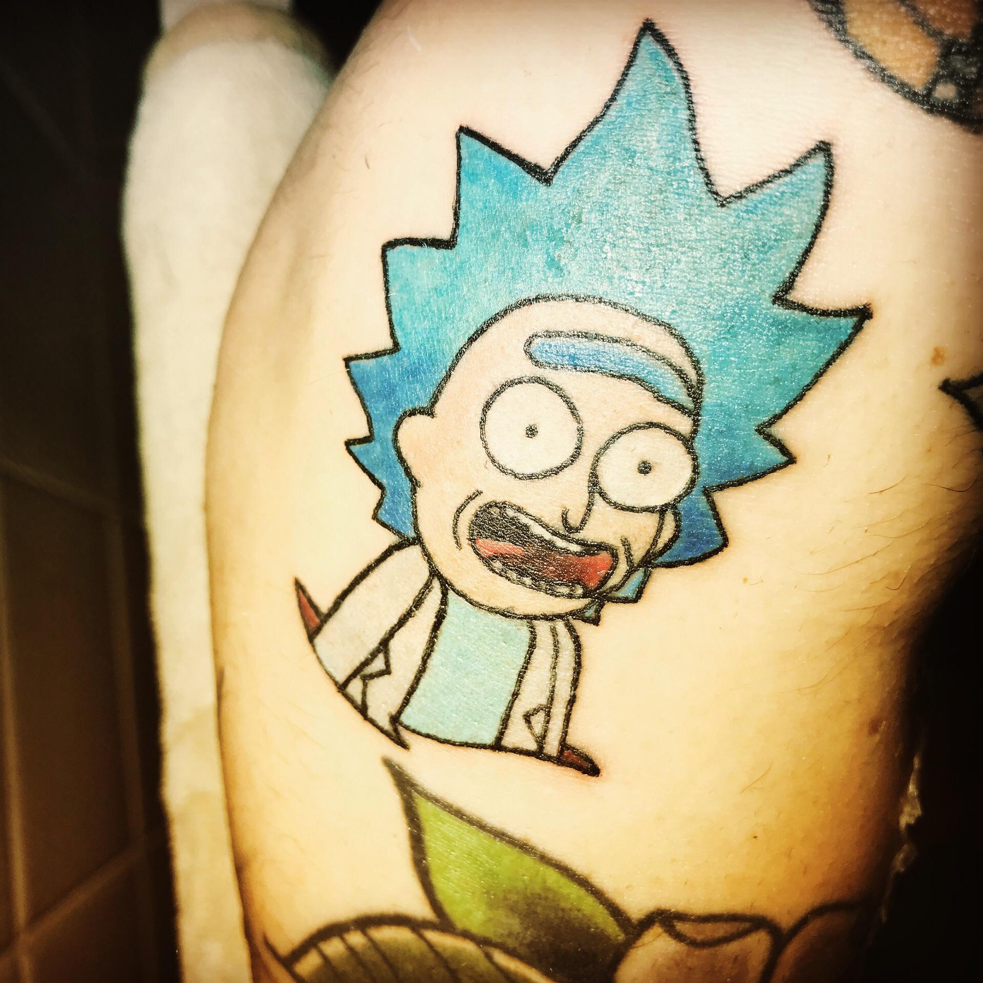 rick and morty tattoo ideas 0087