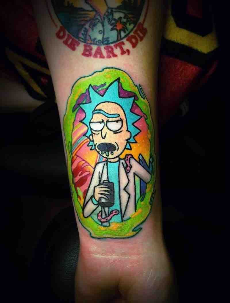 rick and morty tattoo ideas 0089