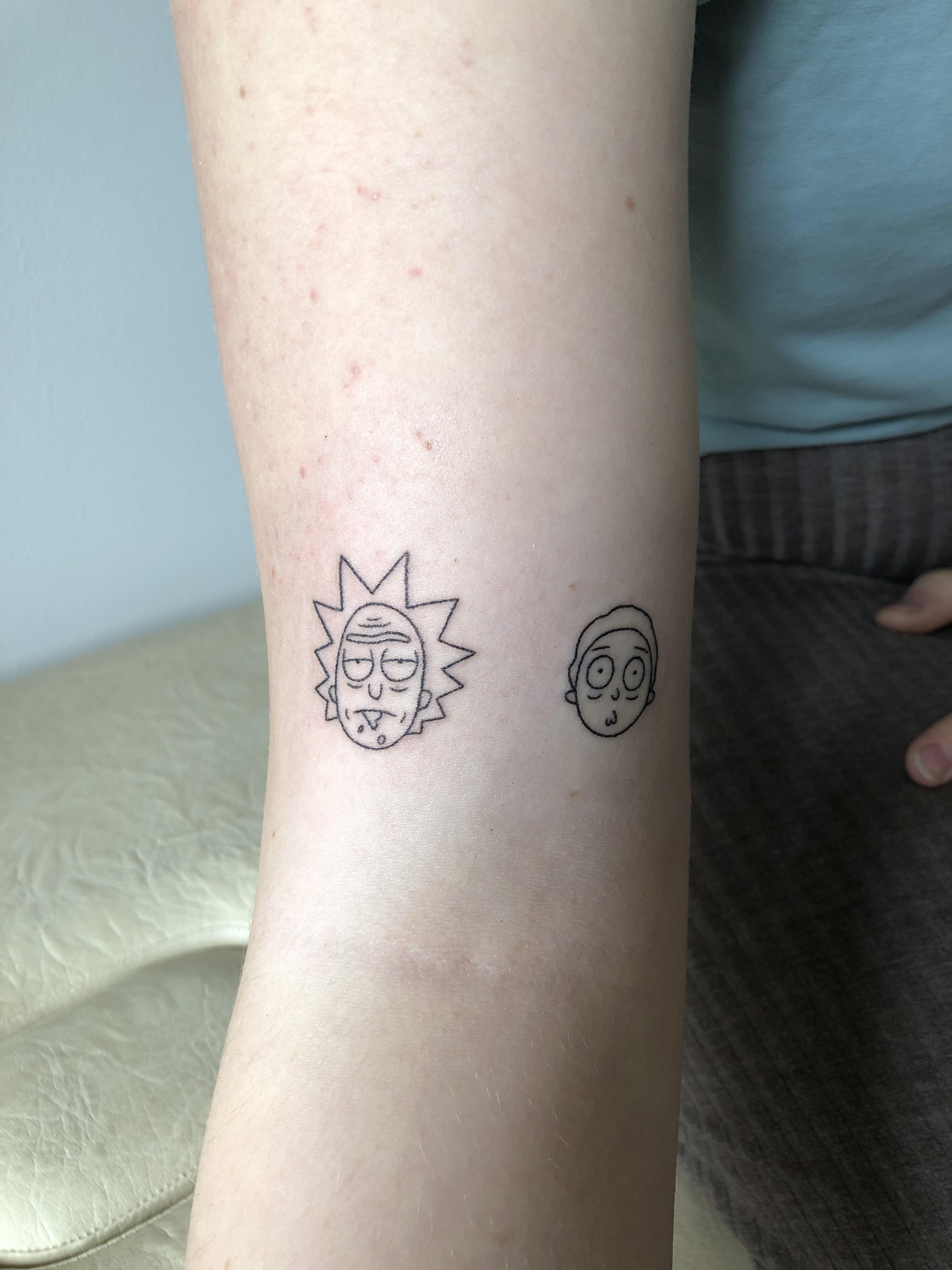 rick and morty tattoo ideas 0092