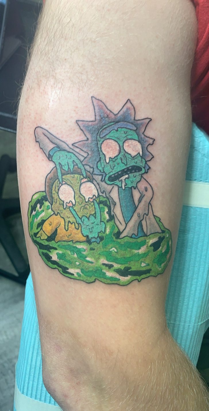 rick and morty tattoo ideas 0094