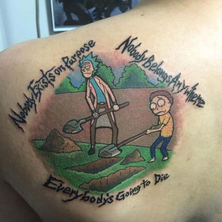 rick and morty tattoo ideas 0095