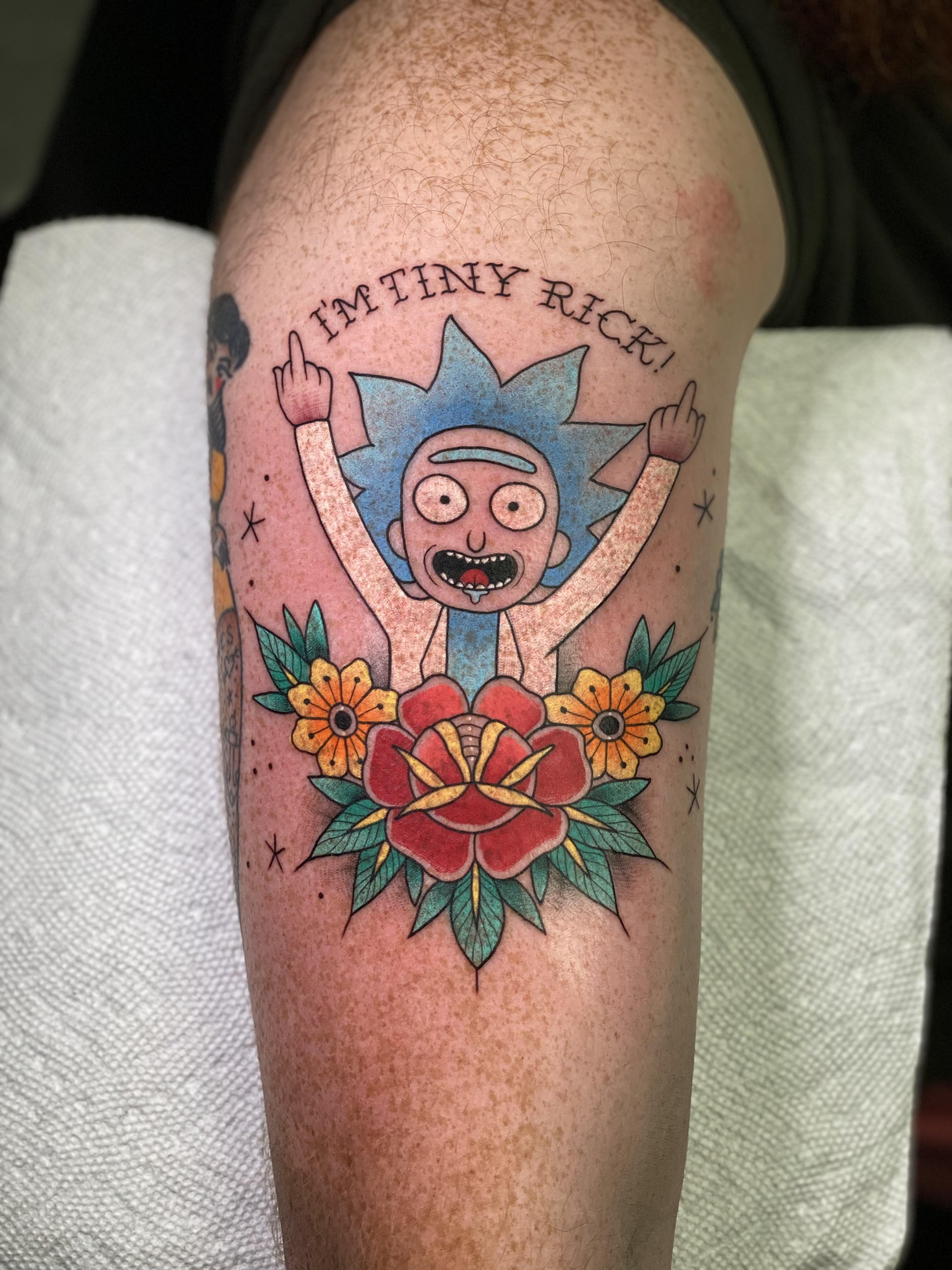 rick and morty tattoo ideas 0097