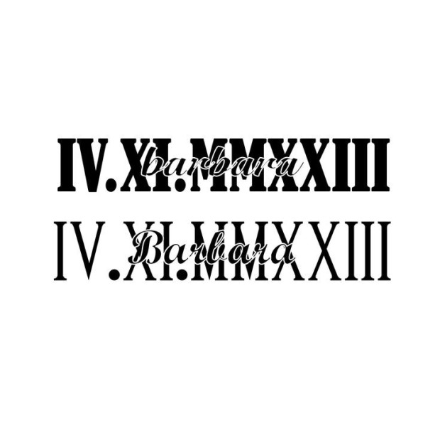 roman numeral tattoo ideas 0023