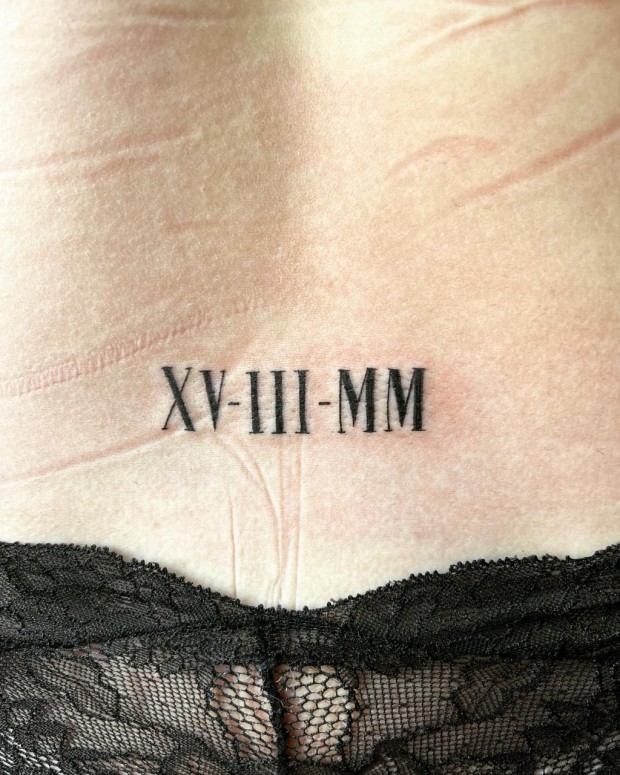 roman numeral tattoo ideas 0031