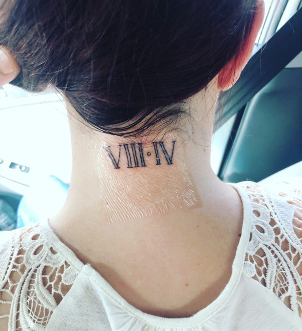 roman numeral tattoo ideas 0051