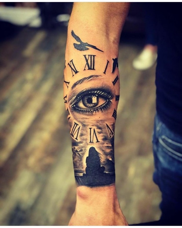 roman numeral tattoo ideas 0071