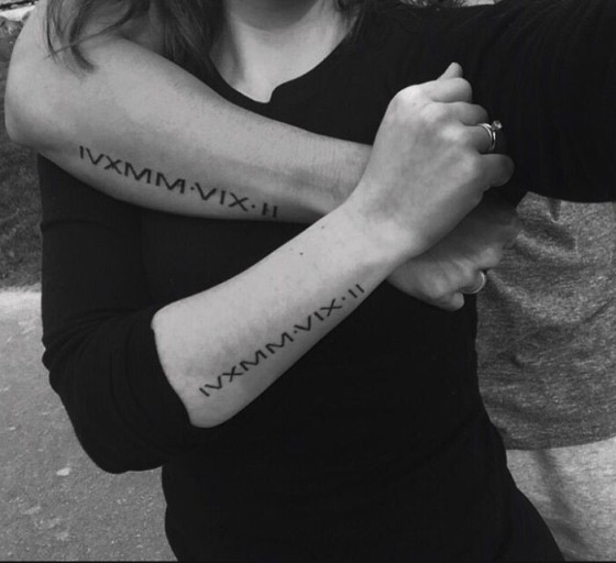 roman numeral tattoo ideas 0078