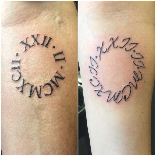 roman numeral tattoo ideas 0081