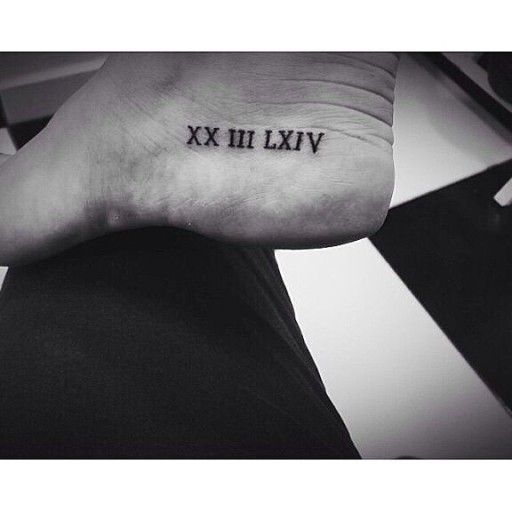 roman numeral tattoo ideas 0092