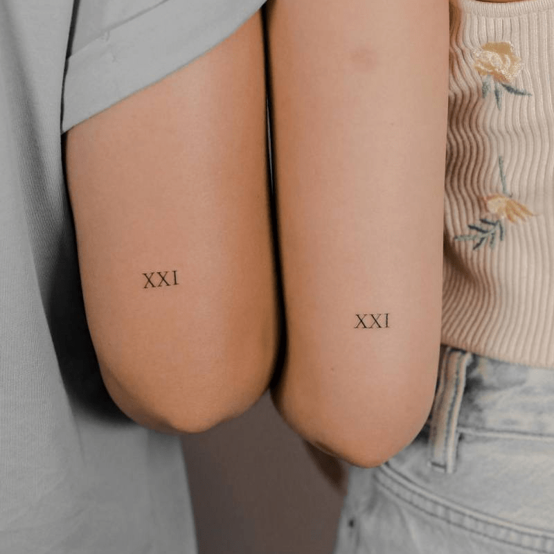 roman numerals tattoo ideas 0019