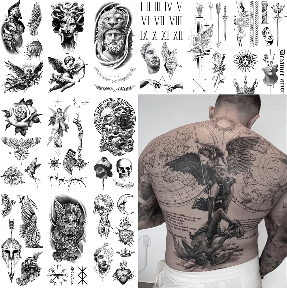 roman tattoo ideas that explore historical themes