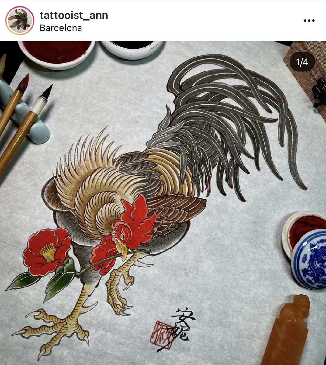 rooster tattoo ideas 0042