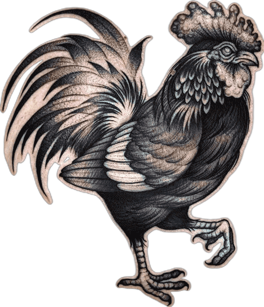 rooster tattoo ideas 0043