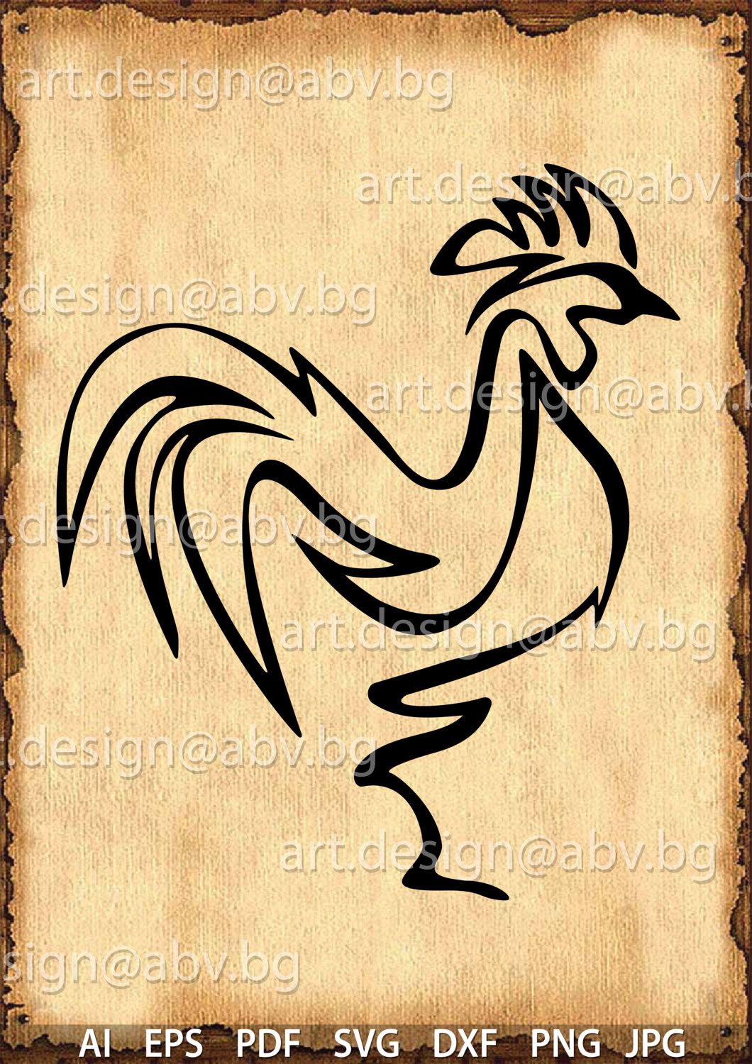 rooster tattoo ideas 0064