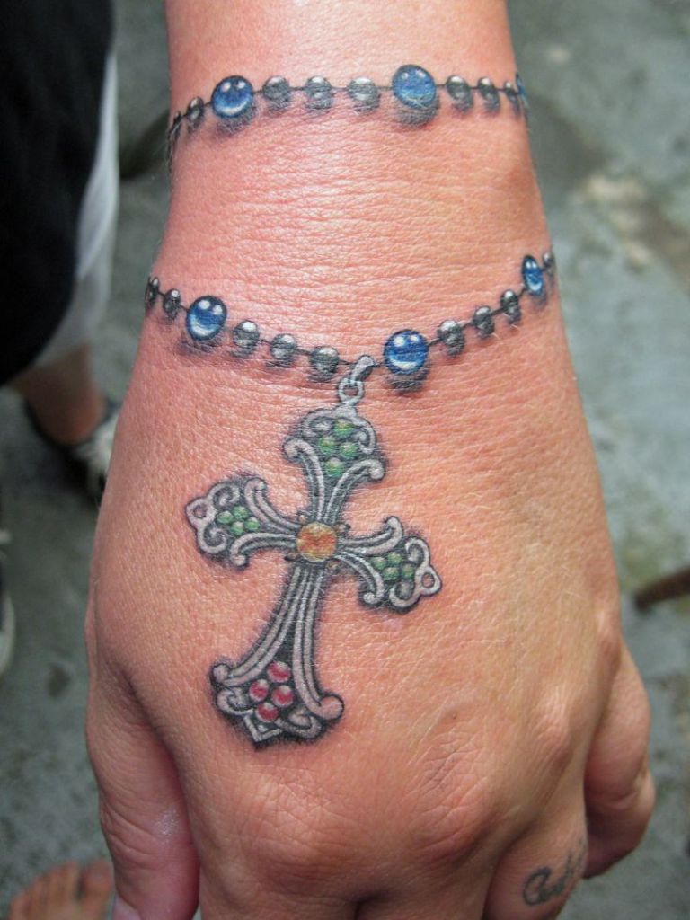 rosary tattoo ideas 0047