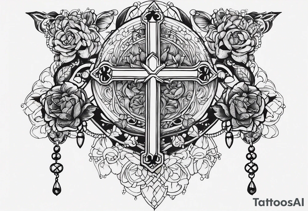 rosary tattoo ideas 0050