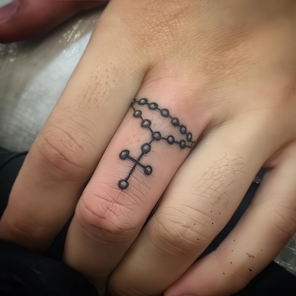 rosary tattoo ideas 0059