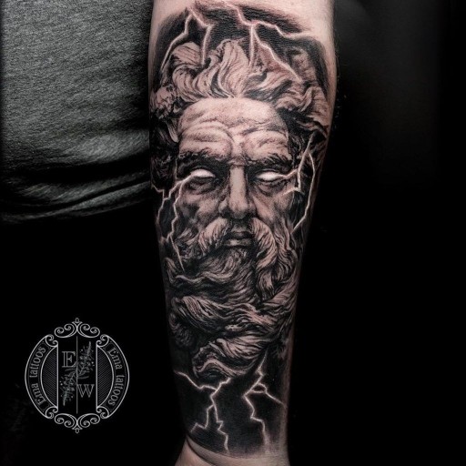 sacred Greek god tattoo styles