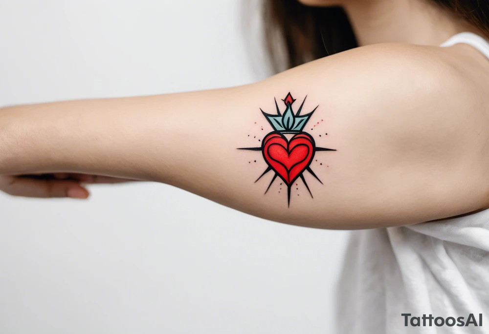 sacred heart tattoo ideas 0012