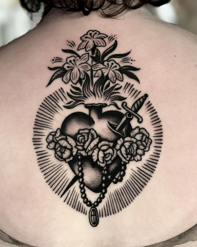 sacred heart tattoo ideas 0019