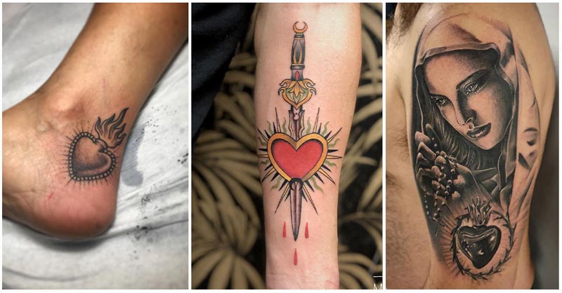 sacred heart tattoo ideas 0025