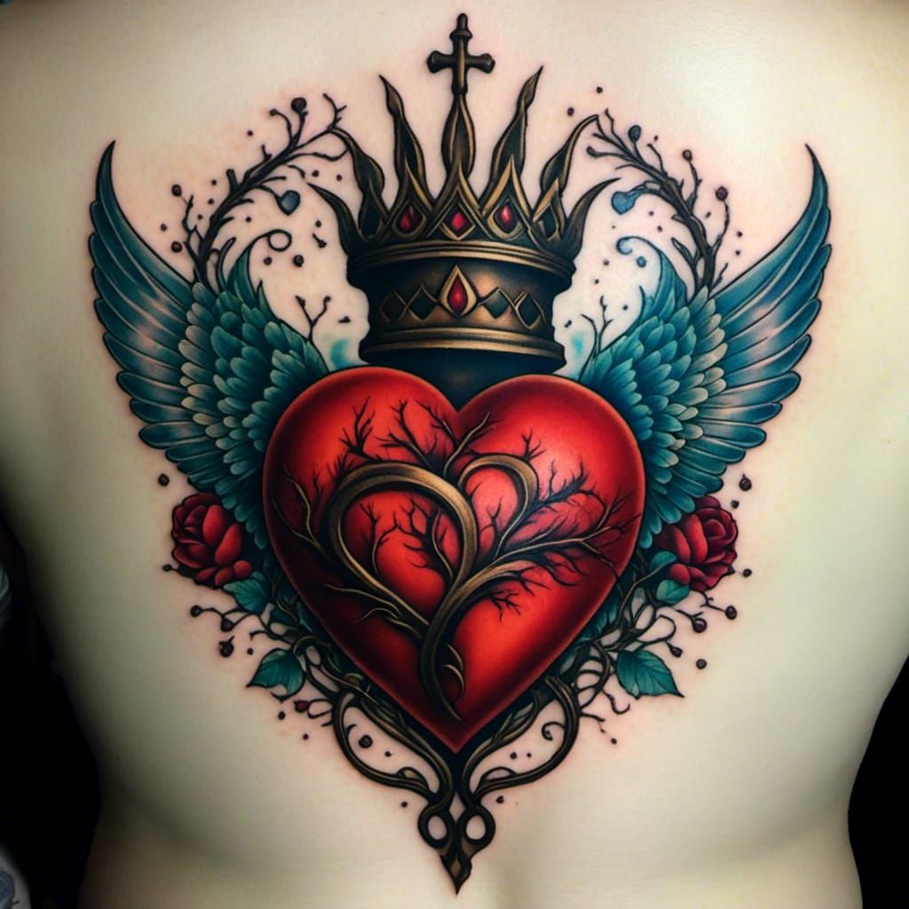 sacred heart tattoo ideas 0028