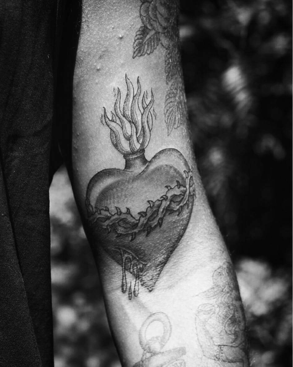 sacred heart tattoo ideas 0036