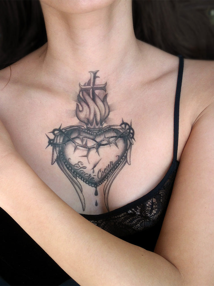 sacred heart tattoo ideas 0039