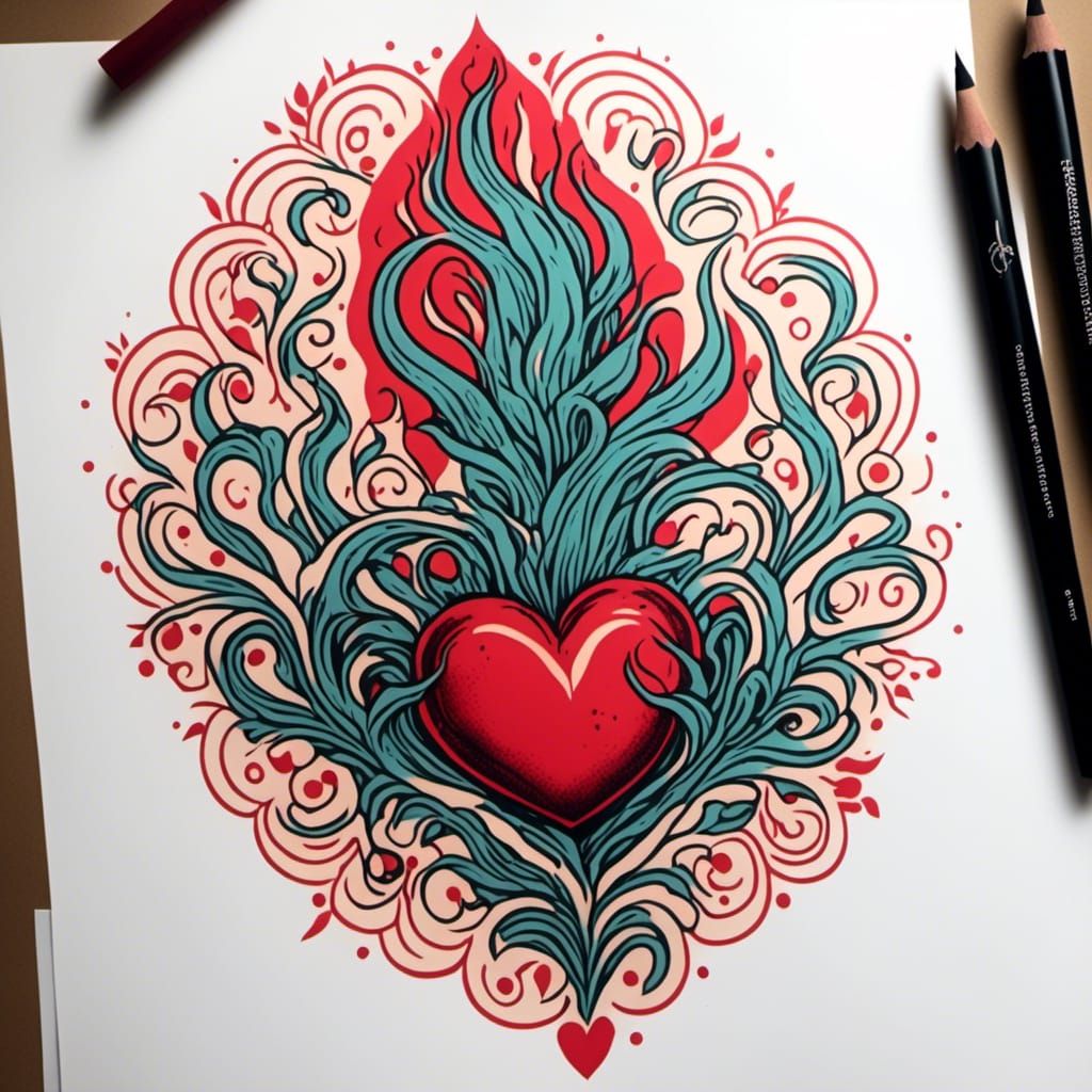 sacred heart tattoo ideas 0041