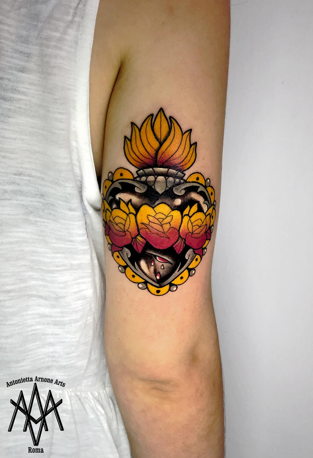 sacred heart tattoo ideas 0050