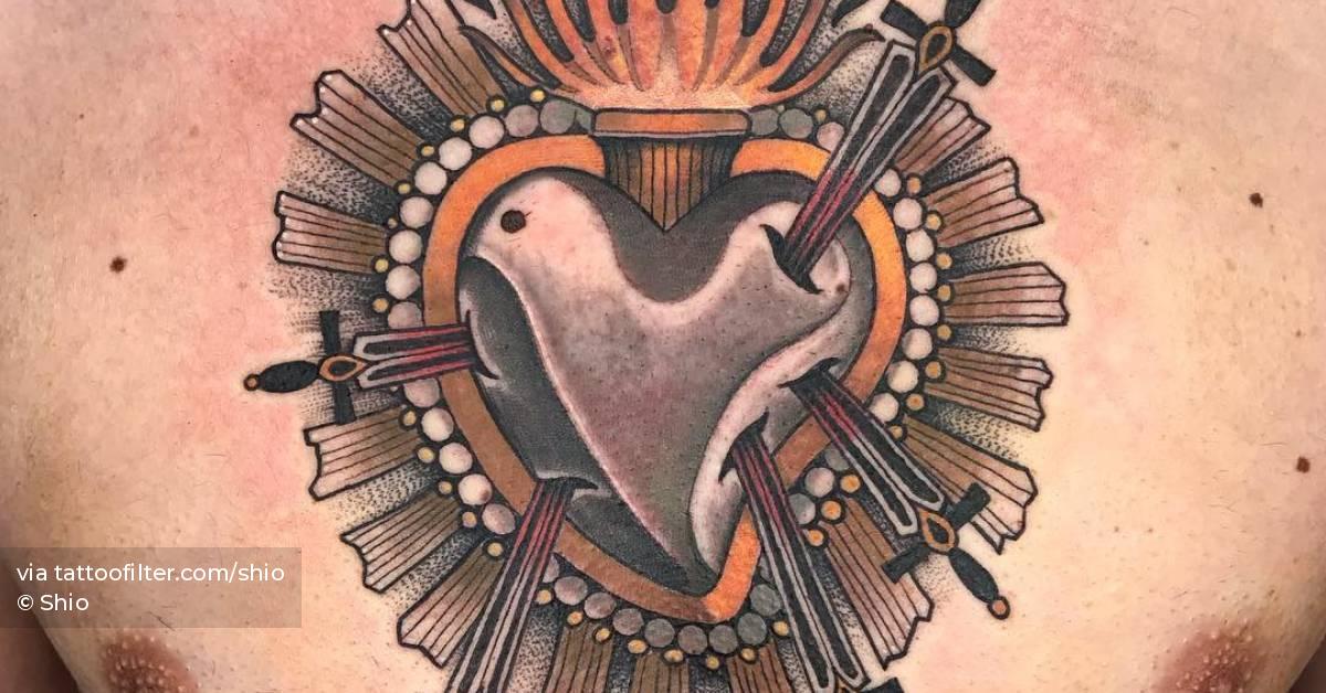 sacred heart tattoo ideas 0054