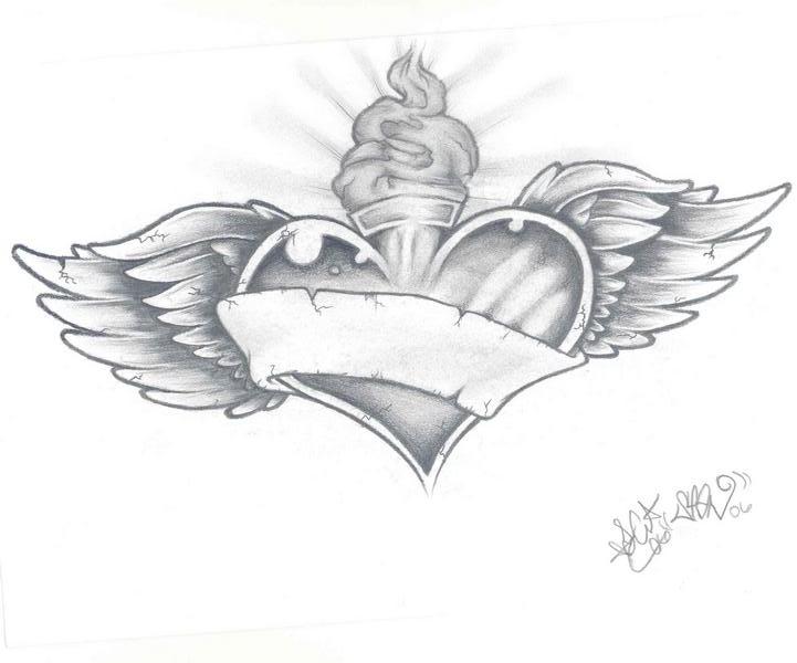 sacred heart tattoo ideas 0067