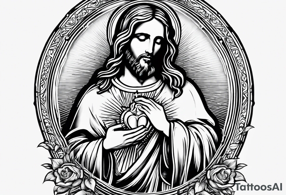 sacred heart tattoo ideas 0073