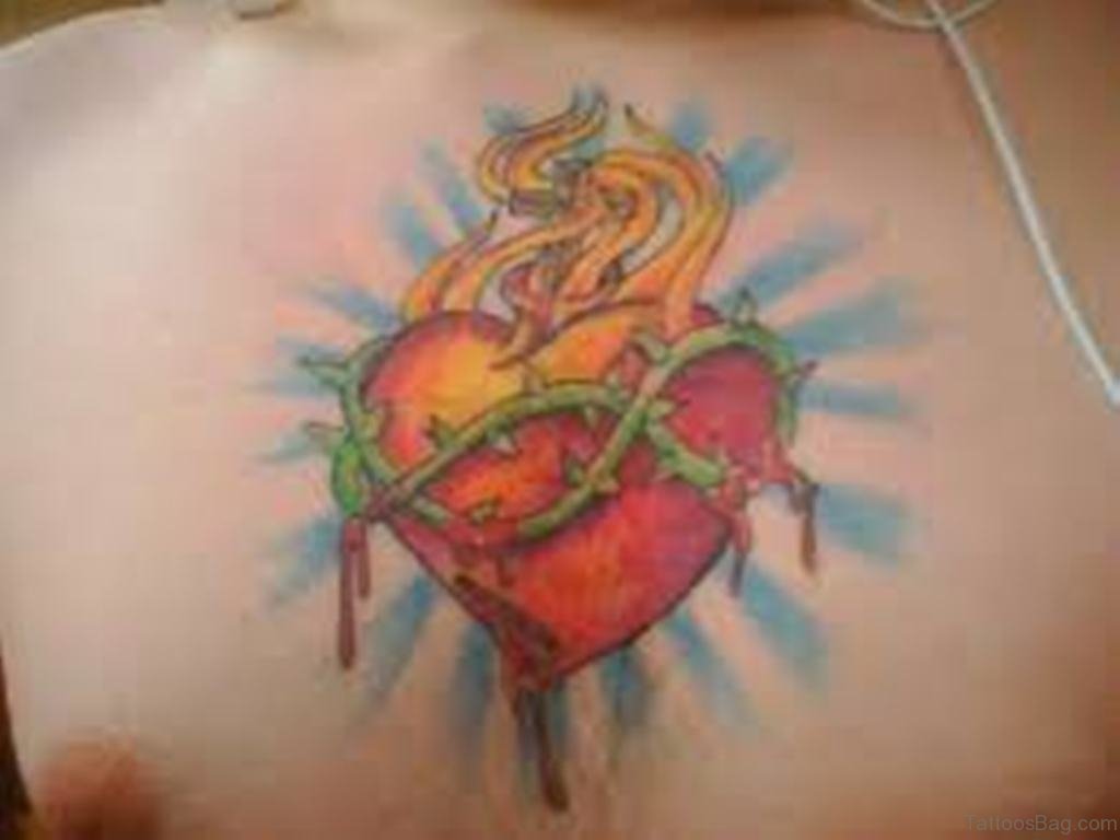 sacred heart tattoo ideas 0080