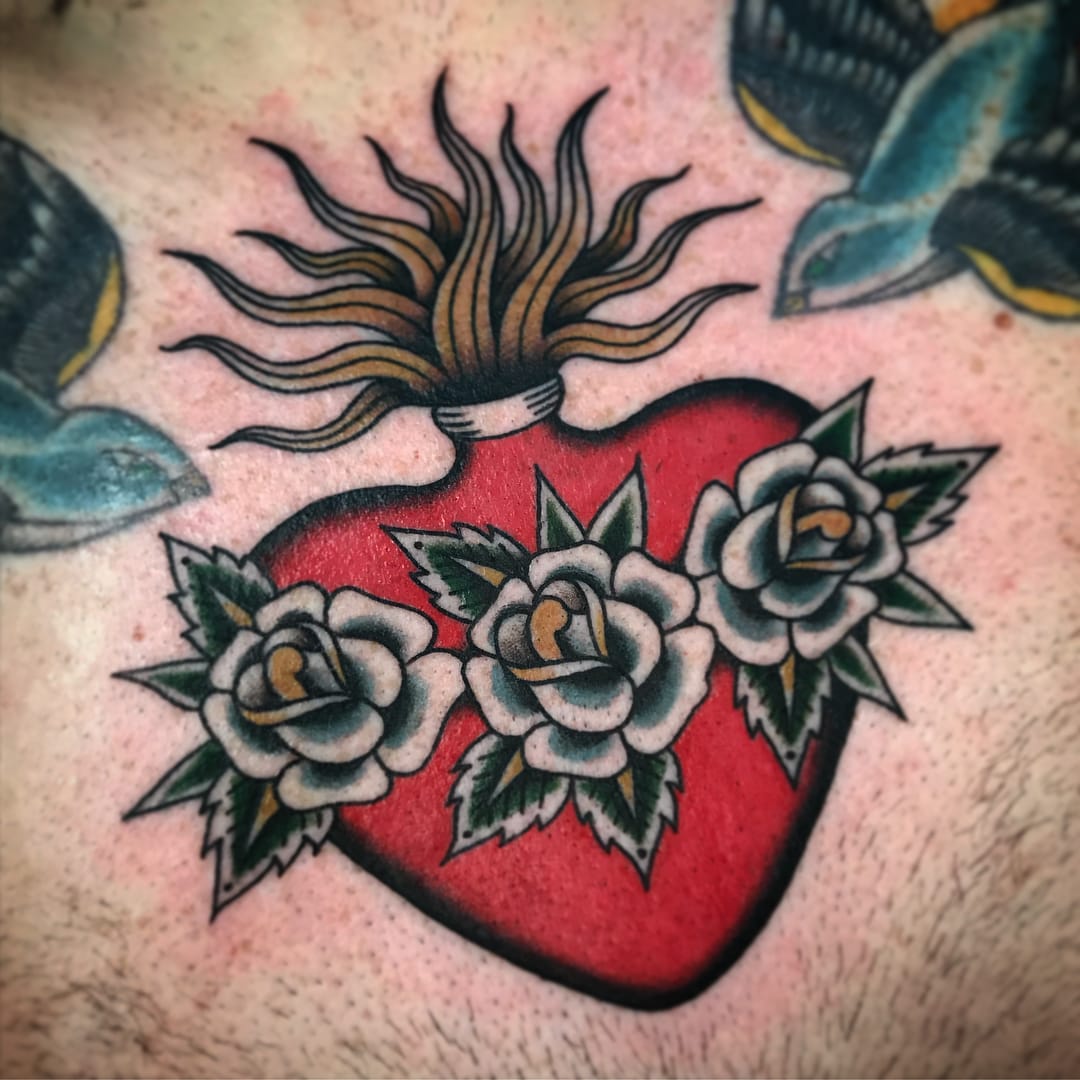 sacred heart tattoo ideas 0081