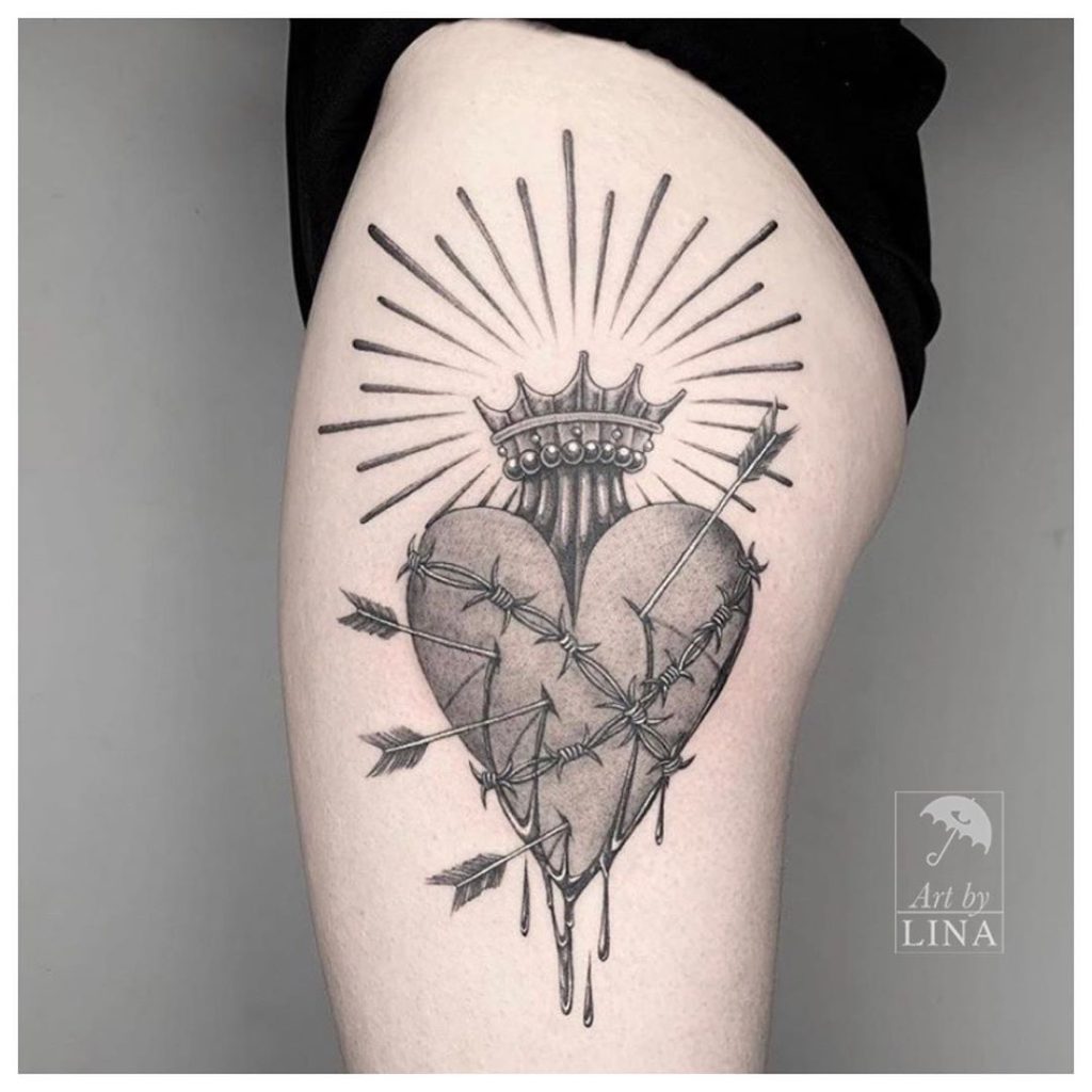 sacred heart tattoo ideas 0083