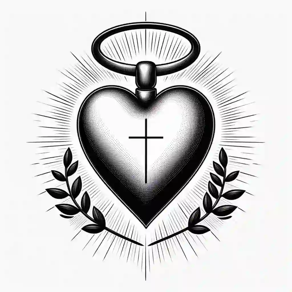 sacred heart tattoo ideas 0095