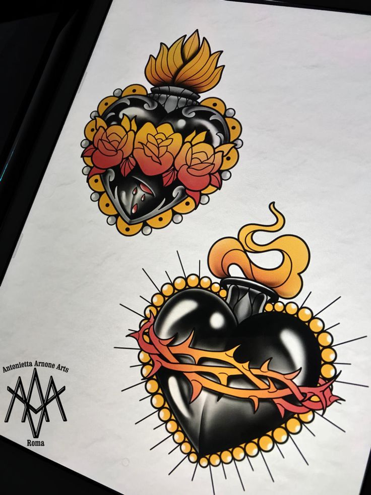 sacred heart tattoo ideas 0098