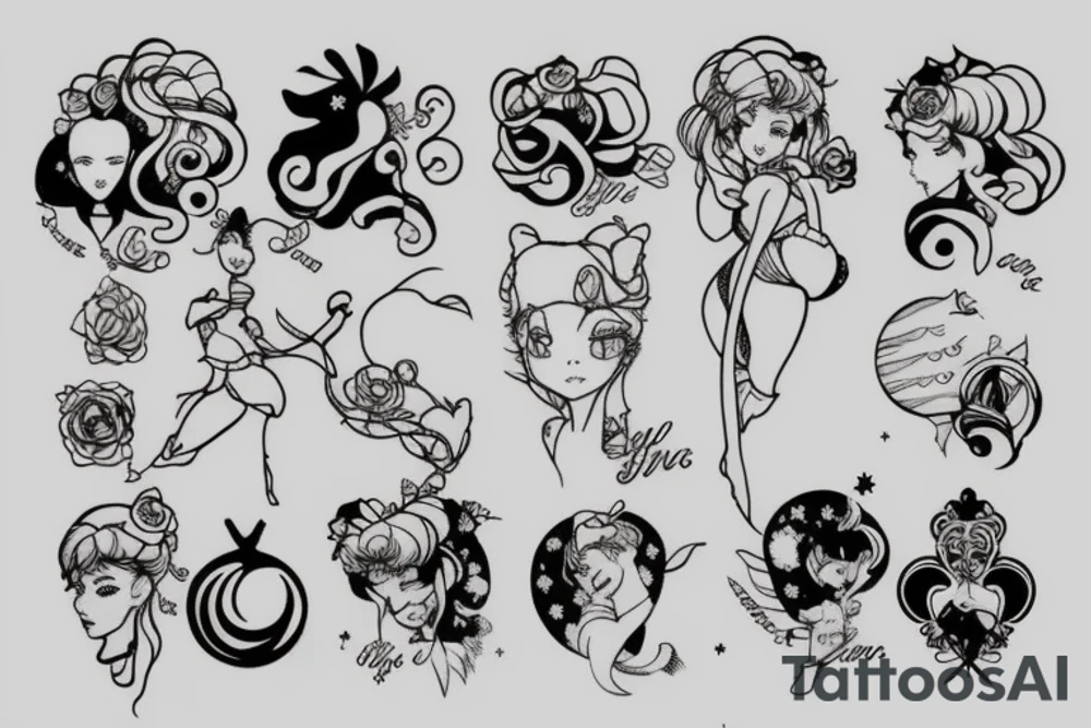 Sailor Moon tattoo ideas 0072