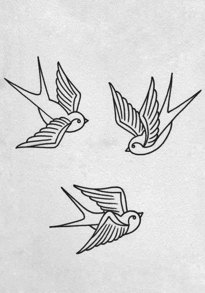 simple bird tattoo ideas for beginners